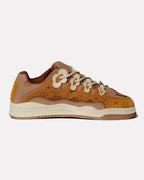 Soft Serve 01 Dahlia Brown WUUSKÎ — sole view, dyed pattern