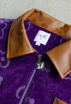 “In The Raîn” Purple Corduroy Jacket