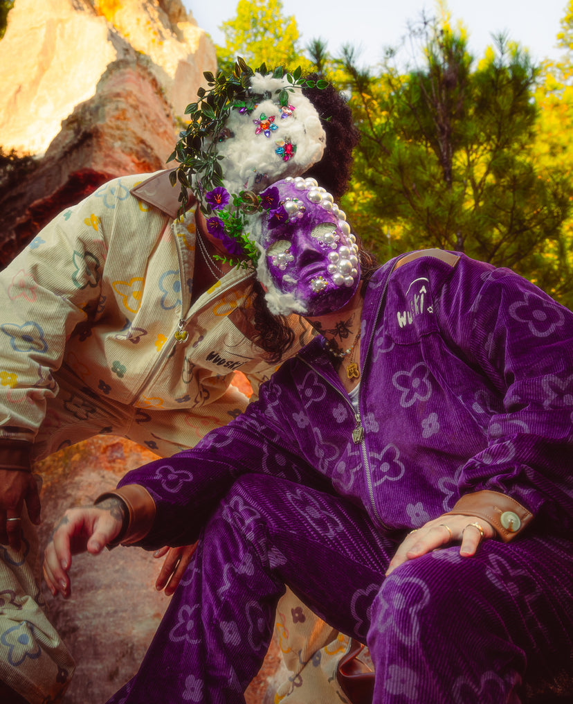 “In The Raîn” Purple Corduroy Jacket