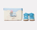 WUUSKÎ Soft Serve 01 sneaker Brunnera Blue — lifestyle shot
