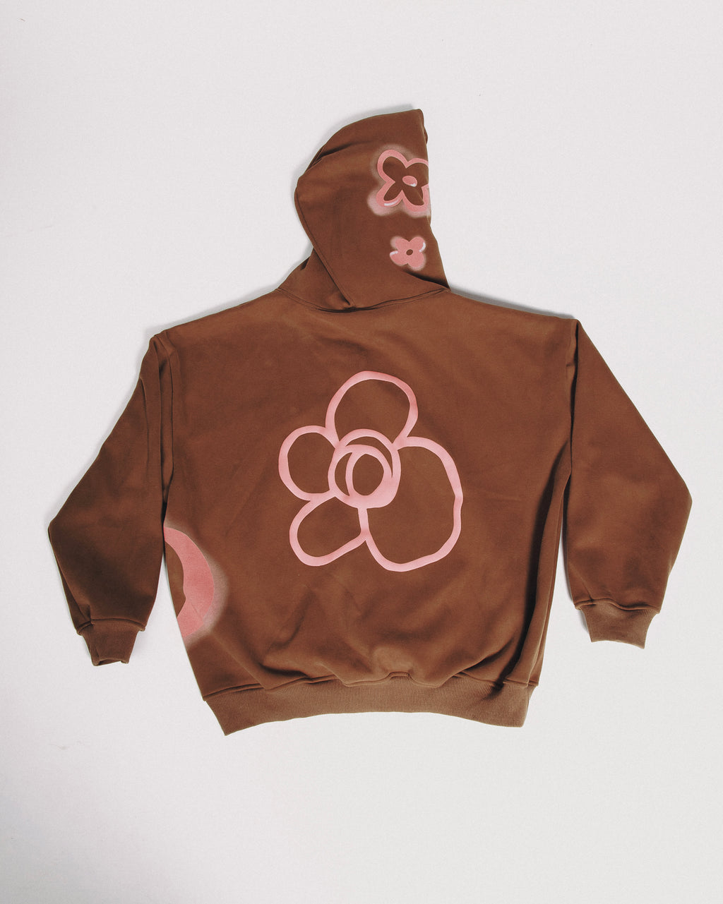 "Can't Hear You" quarter zip hoodie by WUUSKÎ — editorial lookbook shot