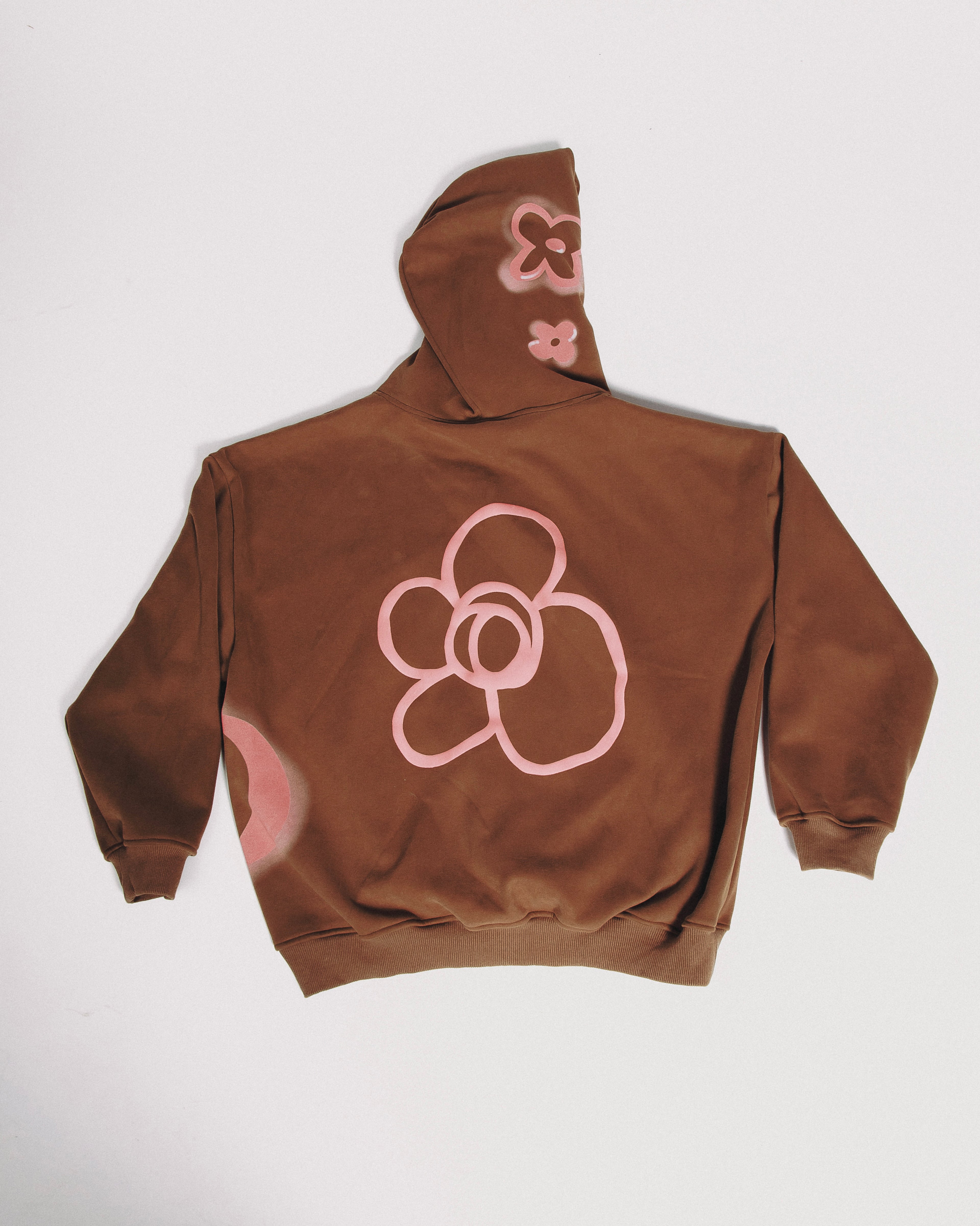 "Can't Hear You" quarter zip hoodie by WUUSKÎ — editorial lookbook shot
