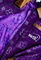 “In The Raîn” Purple Corduroy Jacket