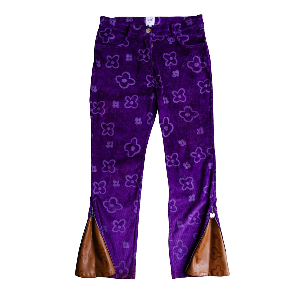 “In The Raîn” Purple Corduroy Pant