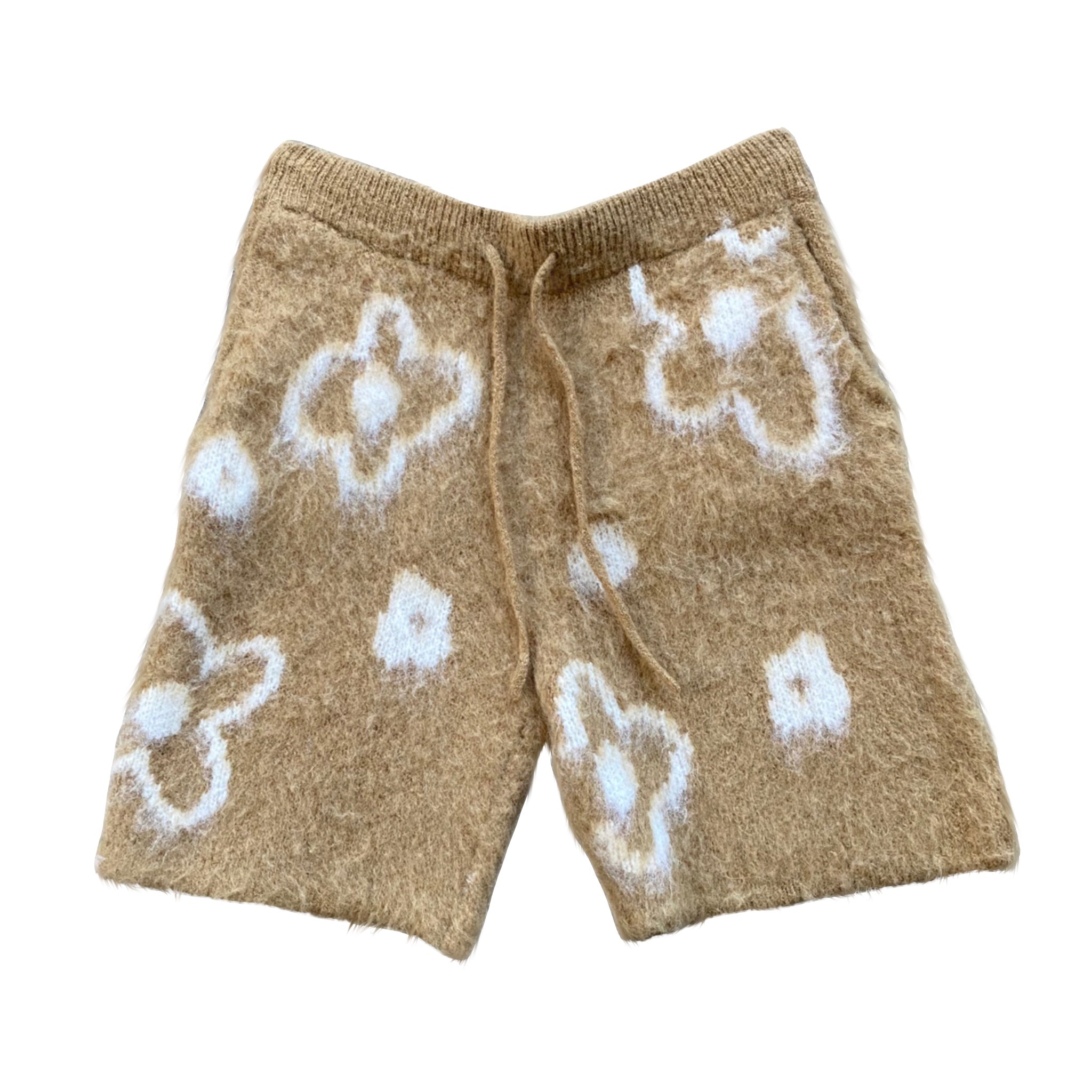 WUUSKÎ "Mystery Machine" mohair short — elastic waist, pairs with Mystery Machine polo