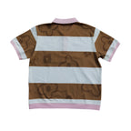 "Room 304" pique polo by WUUSKÎ — back view, clean elevated streetwear