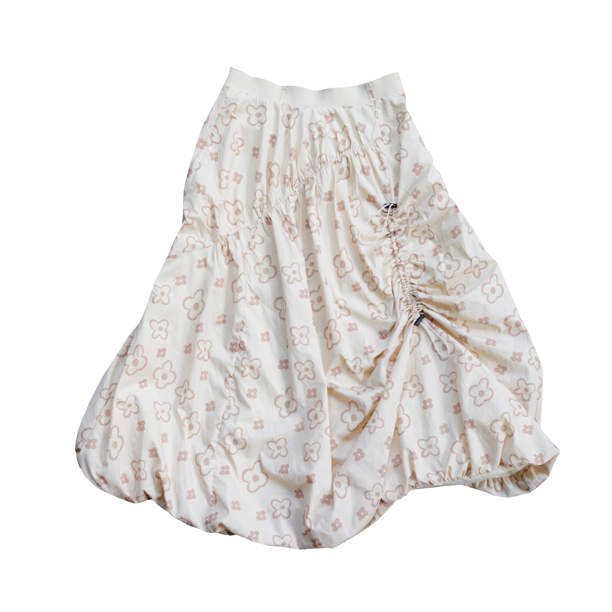 WUUSKÎ "4 The Boys" balloon shirring skirt — terylene, gender-neutral oversized