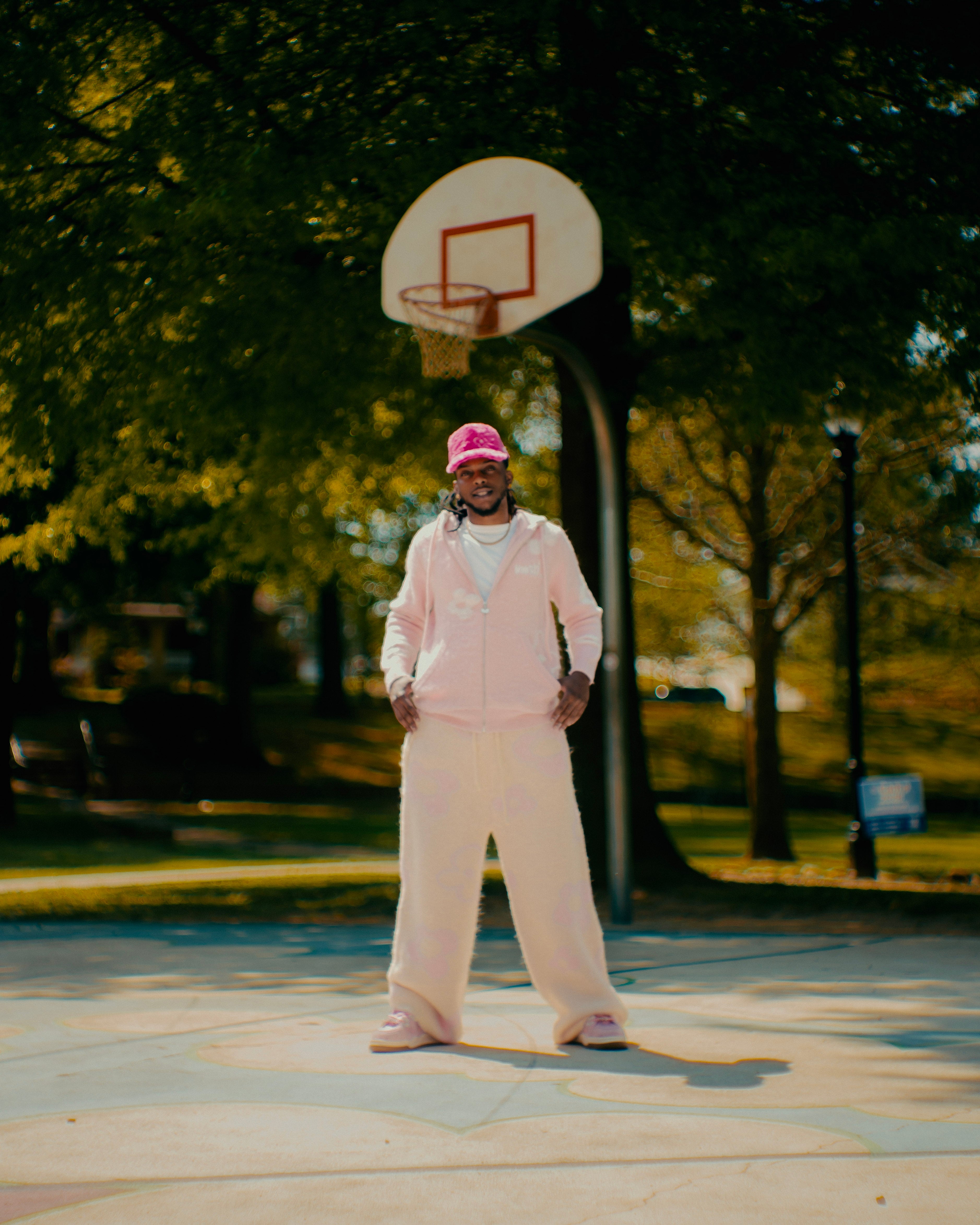 "Garden Room" mohair pant pink by WUUSKÎ — lifestyle editorial
