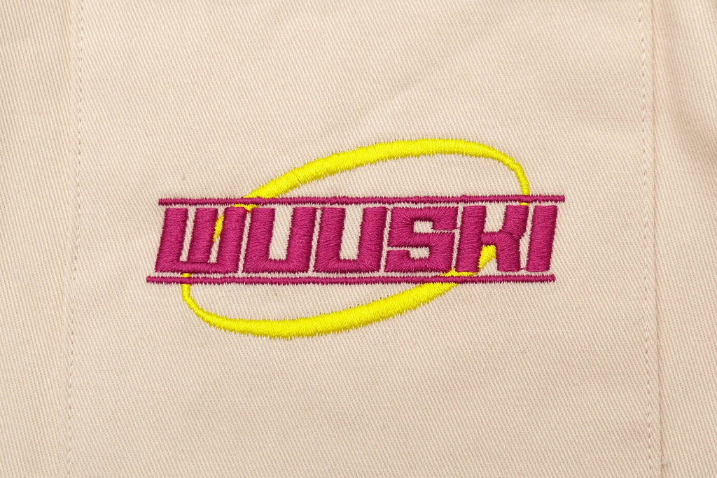 "Flowery Branch" organic cotton set by WUUSKÎ — work shirt and short styled together